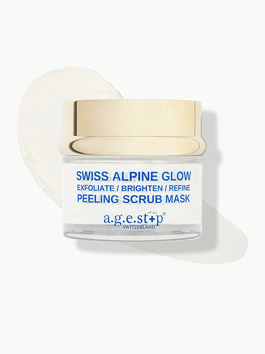 Mặt nạ hạt khoáng tẩy tế bào chết làm sáng và thanh lọc da Agestop Swiss Alpine Glow Peeling Scrub Mask 50ml - MS AT15