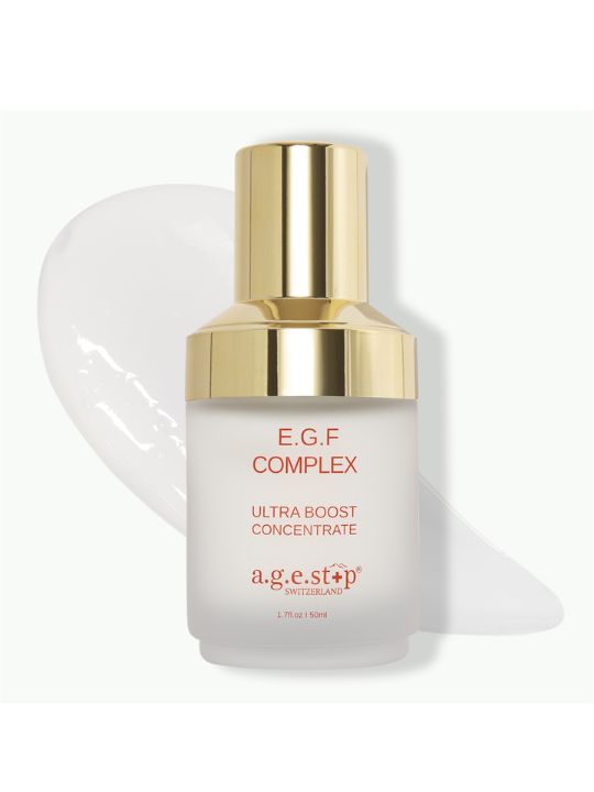 Tinh chất EGF siêu tăng cường kết cấu da mịn màng & rạng rỡ Agestop E.G.F Complex Ultra Boost 50ml - MS AT31