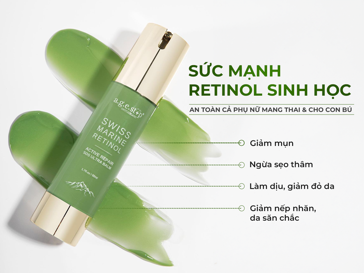 Retinol trị mụn ẩn